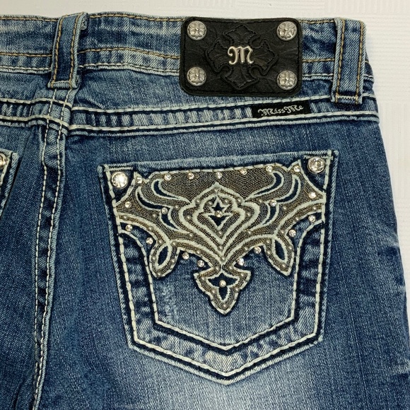 Miss Me Denim - Miss Me Bling Boot Cut Jeans - Size 28